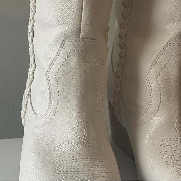 Dolce Vita | White Cowboy Boots - Picture 8 of 12